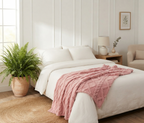 Lucille | Zachte plaid – Lichtgewicht multifunctionele bedsprei voor bank, slaapkamer en woonkamer