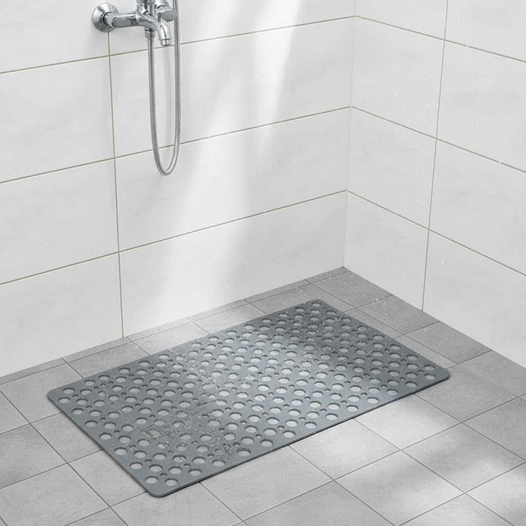 Orlena | Badkamer douchemat – Antislip badmat met zuignappen en snelafvoersysteem
