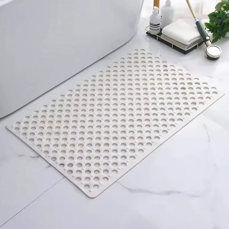 Orlena | Badkamer douchemat – Antislip badmat met zuignappen en snelafvoersysteem