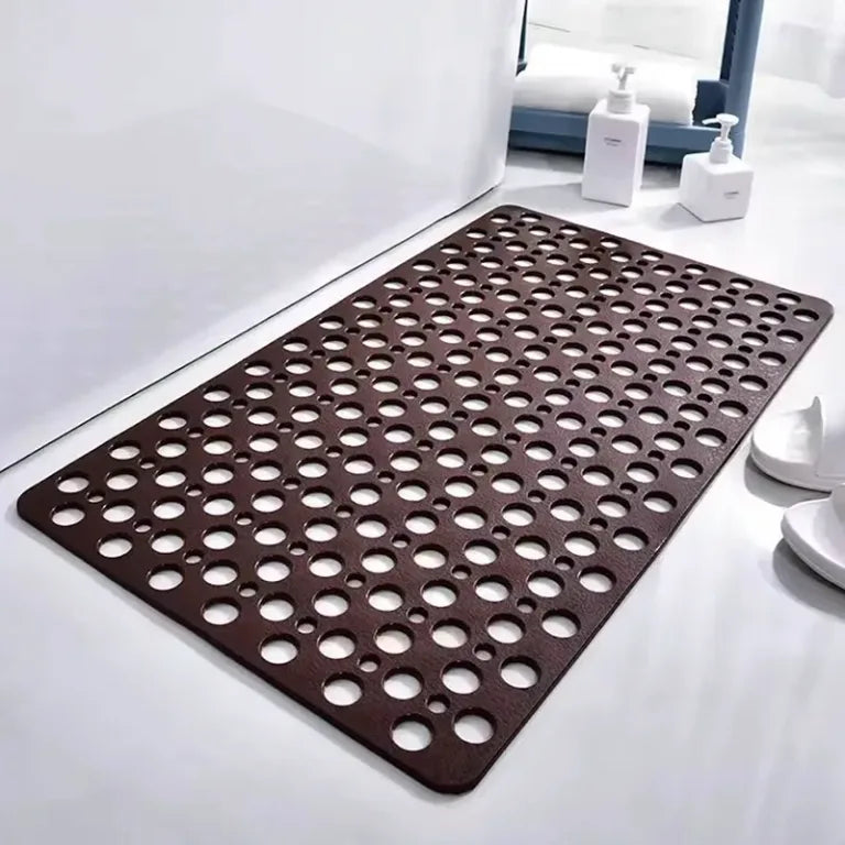 Orlena | Badkamer douchemat – Antislip badmat met zuignappen en snelafvoersysteem